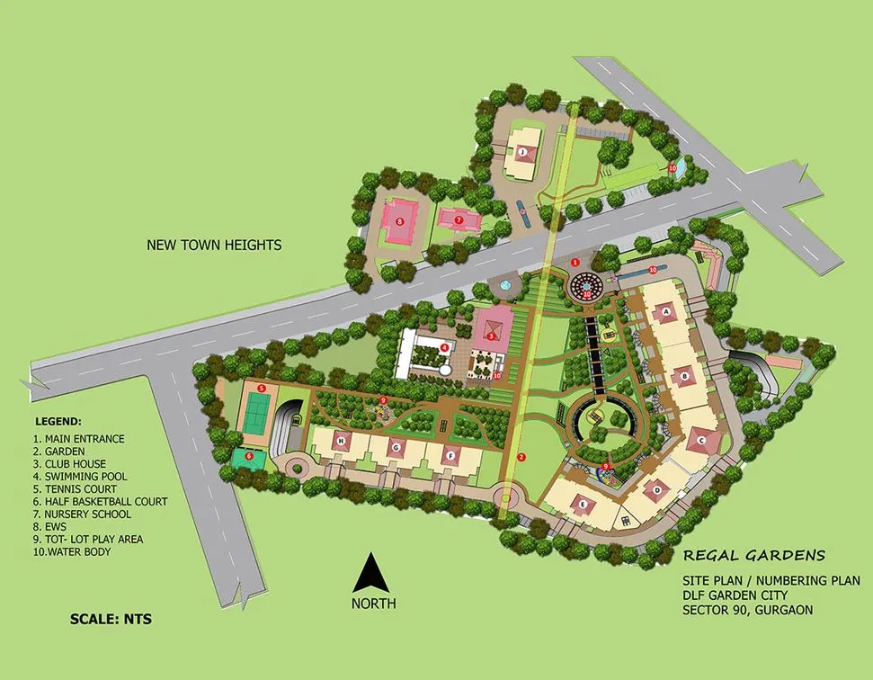 dlf arbour master plan